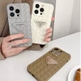 thumbnail image 2 of Funda De Teléfono De Moda Cool light brown milk white gray Prada IMD Compatible Para iphone 14 14 pro 14 plus max 13 12 11 Gao Jiahui unisex, 2 of 2