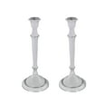 thumbnail image 2 of Aspen Creative 16301-11, Nickel Aluminum Decorative Candle Holder, 4-3/4" D x 11-3/4" H, 2 of 3