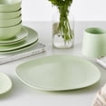thumbnail image 5 of Stone + Lain Delilah Porcelain Collection Dish Set, 6 Dinner Plates Service for 6, Lime Green, 5 of 6