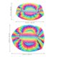 thumbnail image 2 of USHOBE 1Jgo Funda Decorativa De Asiento Y De Inodoro Con Tie-Dye En Y Cómoda, 2 of 6