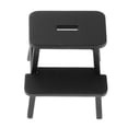 thumbnail image 4 of 1:12 Scale Dollhouse Step Chair Miniature Decoration Mini Furniture 2 Step Stool Black, 4 of 9