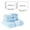 Blue, variant on Specollect Colour Lace Modern Threads 3 Piece Set, Yarn Dyed Jacquard/Solid Towel Set Gift ,Absorbent Embroidered,Towel Bath Towel