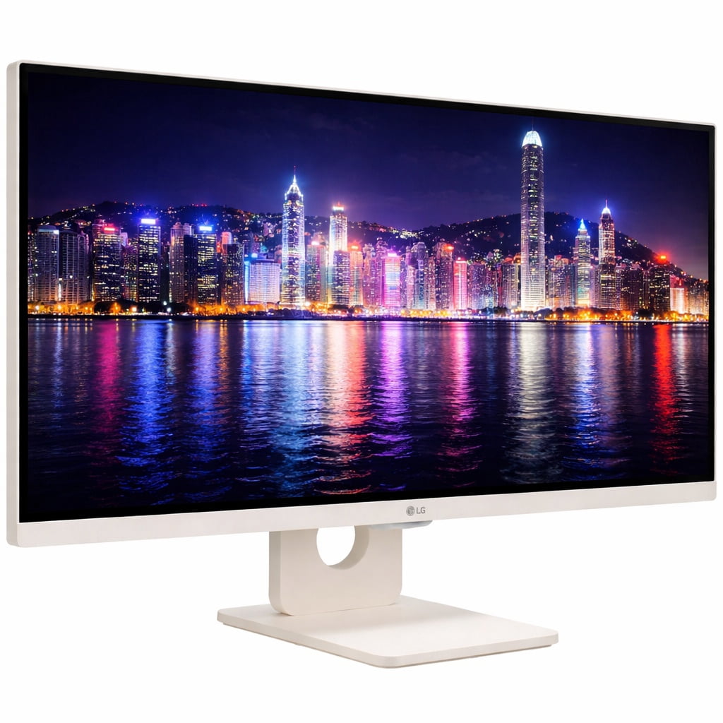 LG 27SR50F-W Full HD 27 Inch IPS LCD Monitor, 1920x1080, 250 Nit