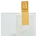 thumbnail image 5 of Safavieh Couture Idris Modern Metal and Marble and Glass End Table, White/Gold, 5 of 10