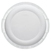 Starplast 1 Bushel Round Laundry Basket, White Plastic