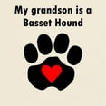 thumbnail image 3 of CafePress - My Grandson Is A Basset Hound T Shirt - Men's Classic Graphic T-Shirt, 3 of 4