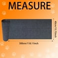 thumbnail image 6 of Self Adhesive Carpet Tile 118.11"x15.75" Pet Rugs Covers Mats Reusable Carpet Stair Treads Trimmable Couch Cat Scratch Protector, 6 of 12