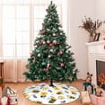 thumbnail image 7 of Sikiie Bees And Rainbows 30-48 inches {designName} Print Christmas Tree Skirt Snowman Xmas Tree Skirt with Edge Christmas Decorations for Holiday Party-30", 7 of 7
