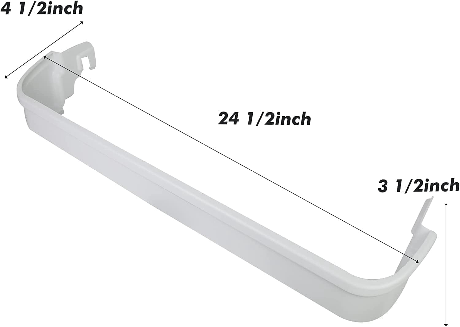 Scaroo 240338001 Door Bin Shelf Rack Fit for Frigidaire 240338005 3-Pack