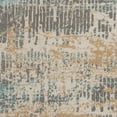 thumbnail image 2 of Michael Amini  MA90 Uptown Abstract Area Rug 4' x 6' - Beige/Aqua - Rectangle, 2 of 5