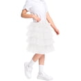 thumbnail image 2 of KAUOD Kids Girls Tutu Skirt Layered Tulle Skirt Cute 5 Layers Princess Skirts Summer Birthday Party Dance Ballet Skirts, 2 of 4