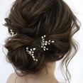 thumbnail image 2 of Milisten 2 Pcs Épingle à Cheveux Décor Perle Pièces de Cheveux Bijoux de Mariage Fourche à Cheveux, 2 of 5