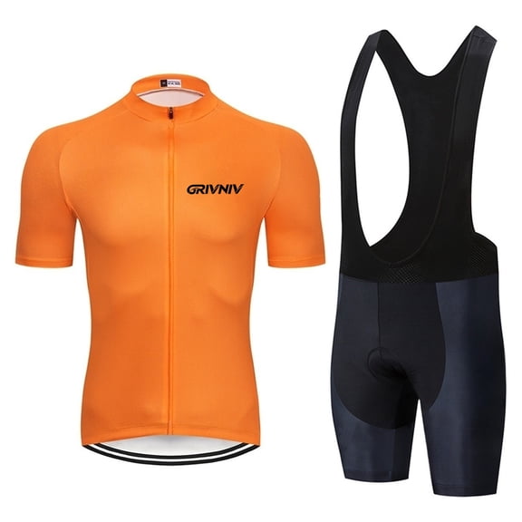 Men's Cycling Jersey Sets Road Bike Jersey Bicycles Clothing, Bib Shorts with Pockets Padded