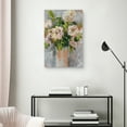 thumbnail image 2 of Modern Floral I Coral by Studio Arts Canvas Art Print, 2 of 4