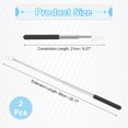 thumbnail image 2 of Uxcell Telescopic Teachers Pointer, 2 Pcs Arrow Teacher Pointer Stick for Classroom Pointer Handheld Teaching Pointer, 27 Inch, Black, 2 of 6