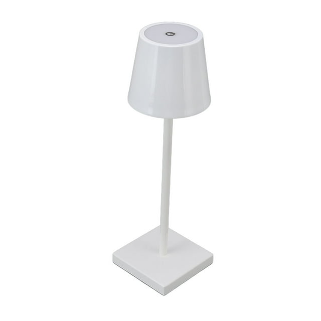 Cordless Table Lamp, LED Touch Lamp Ergonomic Dimmable Portable Prevent Slipping Bottom Rechargeable Simple For Restaurant For Coffee Shop Gold,Silver,Black,White