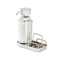 thumbnail image 5 of iDesign York Ergo Stainless Steel Soap and Sponge Sink Organizer Caddy - 6.5" x 3" x 8.25", Brushed/Polished, 5 of 7