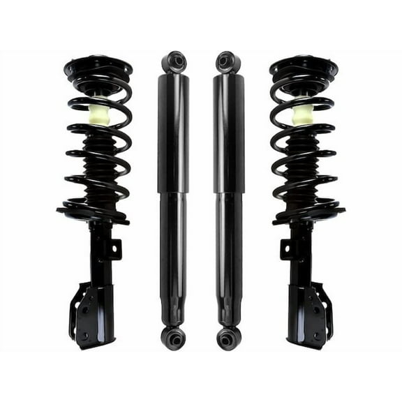 Front and Rear Suspension Strut and Shock Absorber Assembly Kit - Compatible with 2010 - 2017 Chevy Equinox 2.4L 4-Cylinder 2011 2012 2013 2014 2015 2016