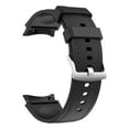 thumbnail image 2 of Adjustable Sports Watch Band for Samsung Galaxy Watch 4 Classic 42mm Replacement Silicone Watch Bands - Fashionable PU Leather Rubber Watch Straps - Compatible for Galaxy Watch 4 Classic 42mm, Black, 2 of 6