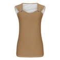 thumbnail image 4 of Buigttklop Womens Tank Tops 2024 Summer T Shirts V Neck Sleeveless Casual Loose Blouses, 4 of 4