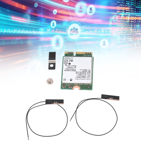5G Adapter for Laptop, WiFi 7 Card 2.4G 574Mbps, 2400Mbps 6G 5800Mbps BT 5.4 MU MIMO BE200NGW Card for Win 10 11 Computer