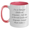 White/Pink, variant on Funny Electrical Engineer Gifts for Him - I'm A Tattooed Electrical Engineer Two Tone Coffee Mug - Graduation Unique Gifts from Friends