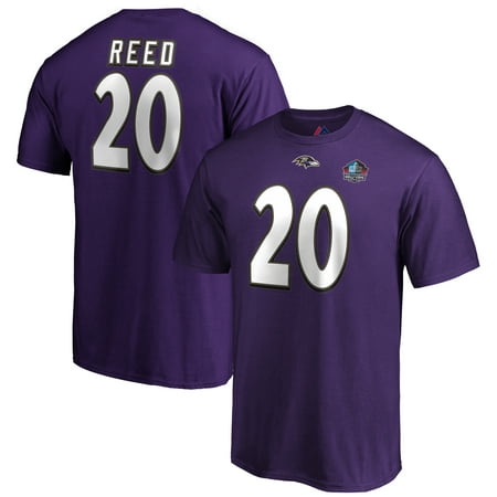 Ed Reed Baltimore Ravens NFL Pro Line by Fanatics Branded 2019 Pro Football Hall of Fame Inductee Player Name &