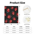 thumbnail image 2 of KLL Beautiful Red Ladybug Print Canvas Wall Art, Canvas Painting Prints Canvas Art Wall Decor Home Decoration for Living Room Bedroom Office, 2 of 6