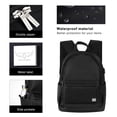 thumbnail image 6 of KAWELL 13.3" Laptop Backpack, Stylish Water Repellent Canvas Bag with USB Port for Travel/Business, 6 of 6