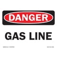 thumbnail image 1 of SignMission OS-CL-D-57-L-19991 Signal de Danger OSHA - Conduite de Gaz, 1 of 1