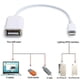 thumbnail image 5 of Cable adaptador OTG de 8 pines macho a USB para iPhone, iPad y cámara, color blanco, 5 of 5