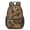 Black and Brown, variant on Black and Brown Leopard Print 17" School Backpacks for Teens,Waterproof Oxford Fabric,S-Shape Padded Straps for School,Travel,Hiking,Camping