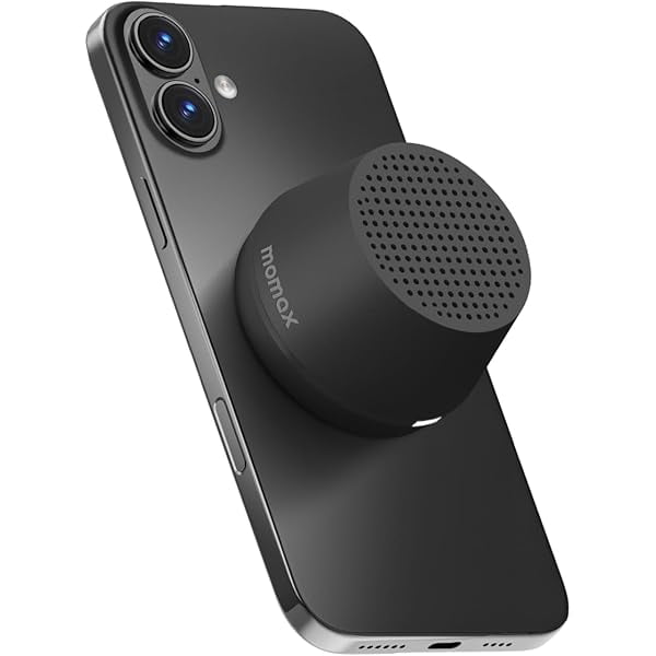 Mini Portable Bluetooth Speaker - Magnetic Waterproof Speaker with Balanced Sound, 12H Playtime, Indoor Speaker True Wireless Stereo Pairing for Home, Bedroom, Bathroom, Gift Ideas, Black