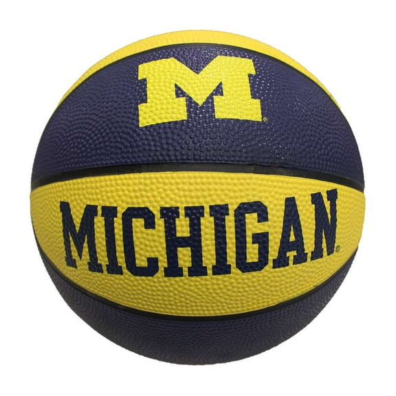 Michigan Wolverines Mini Rubber Basketball