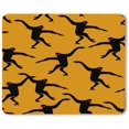thumbnail image 1 of Basketball Game Leather Texture Spot Sport Red Black Gaming Mouse Mat Non-Slip Rubber Base Thick Mousepad for Laptop Computer PC 9.5x7.9 Inch, 1 of 3