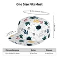 thumbnail image 6 of Fotbe Turtles And Corals Flat Bill Visor Cap Classic Snapback Hat Polyester Foam Trucker Hat Trucker Cap Adjustable Baseball Cap, 6 of 9