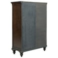 thumbnail image 5 of Andover 6-drawer Tempered Glass Door Chest Dark Oak, 5 of 11