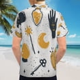 thumbnail image 6 of High Quality Hawaiian Shirts for Men Short Sleeve Aloha Beach Shirt Floral Summer Casual Button Down Shirts Blouses AKCIC5, 6 of 7