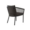 thumbnail image 5 of Modway Sailor Aluminum and Fabric Outdoor Patio Dining Armchair in Charcoal, 5 of 7