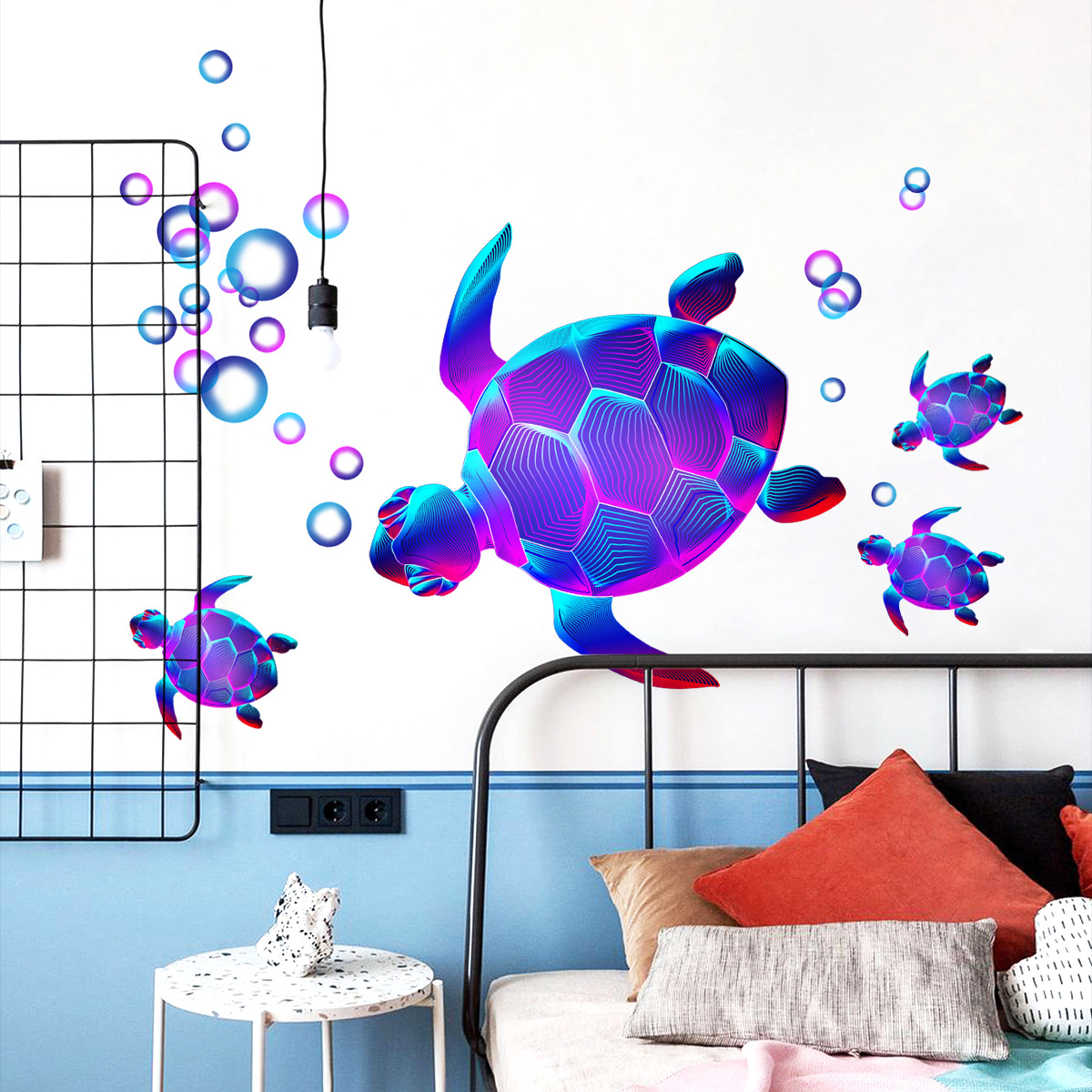 Stickers Muraux Adhésifs Mer Pour Enfants - Décoration Salle De Bain - Fin De Série
