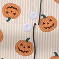 thumbnail image 5 of JAJAHO Halloween Pajamas Women 2 Piece Pj Set Spooky Season Matching Button Shirt With Shorts, 5 of 7