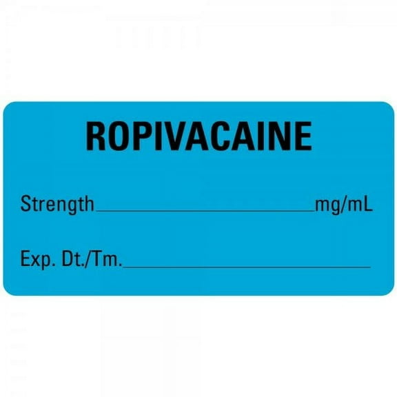 ROPIVACAINE Labels 2"x1"