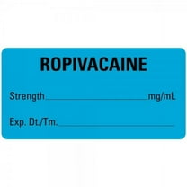 ROPIVACAINE Labels 2"x1"