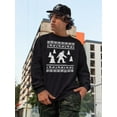 thumbnail image 3 of Sasquatch Black Crew Neck Sweatshirt, 3 of 6