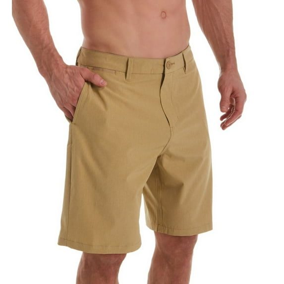 Men's Quiksilver EQYWS3653 Union Heather Amphibian 20 Inch Walkshort (Plage 34 Waist)