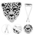 thumbnail image 3 of 2 clips para ventilación de coche con forma de cabeza de leopardo, accesorios ostentosos., 3 of 6