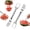 2PCS, variant on Watermelon Fork Slicer Cutter, Ergonomic Handle, Portable And Easy To Clean, Home Kitchen Gadgets For Watermelon, Cantaloupe, Honeydew & Other Summer