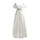 thumbnail image 3 of Vestido victoriano medieval con corsé y escote cuadrado vintage para mujer, vestido blanco de Kate Sharma, vestido de regencia, vestido de la época de la guerra civil, Halloween, 3 of 5