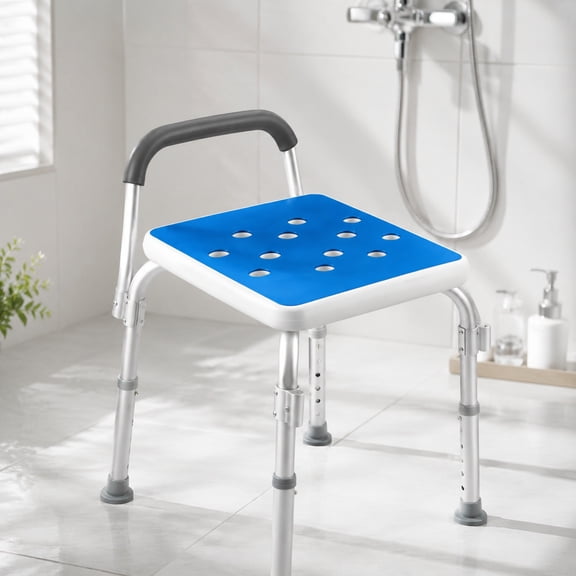 Shower Seat Accessory, Shower Seat Cushion, Waterproof Seat Cushion, Foam Seat Cushion, 14X10 Inch Non-Slip Quick-Drying Wide Bath Pad Designed for Slip-Resistant and Warm