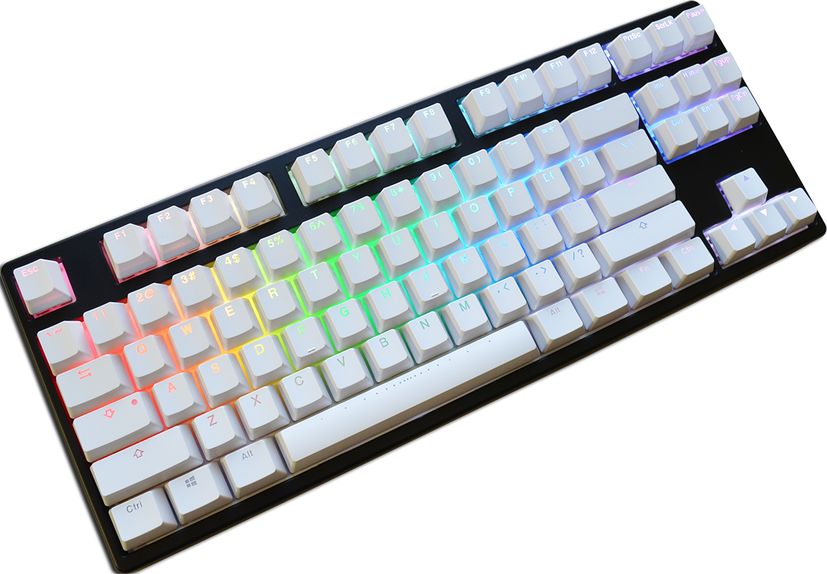 Mk Disco Tkl Rgb Backlit Mechanical Keyboard White Keycaps Kbt Black Switches Walmart Com Walmart Com